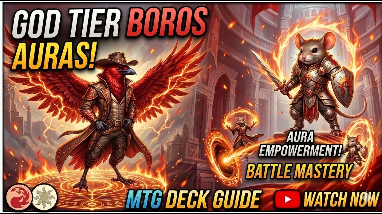 BOROS AURAS! TOP TIER MYTHIC DECK! MTG ARENA. STANDARD. BO1.