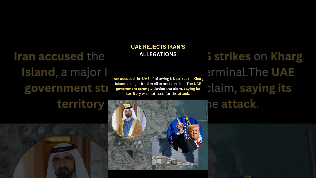 Kharg Island Strike? Iran&rsquo;s Big Claim Against UAE Explained! 🇦🇪⚠️🇺🇲 #khargisland #uae #usstrikes
