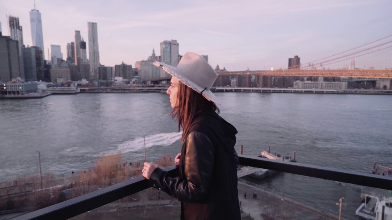 Meditate with the Manhattan skyline view in the background at 1 Hotel Brooklyn Bridge