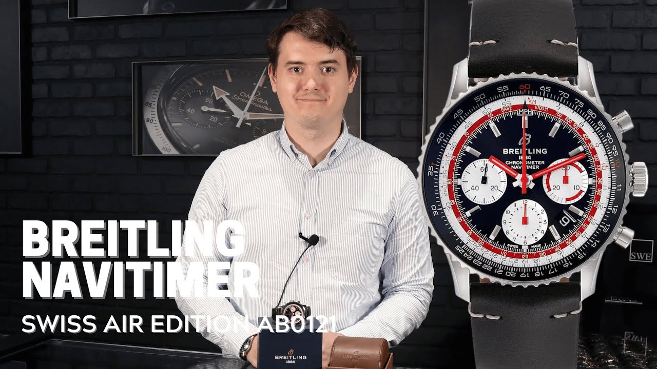 Breitling Navitimer Swiss Air Limited Edition Mens Watch AB0121 | SwissWatchExpo