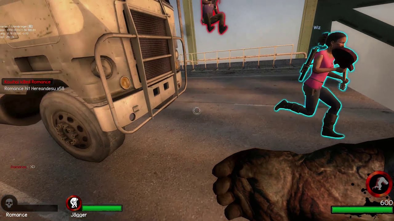 Left 4 Dead 2 Charger attacks 9 🏅  No music