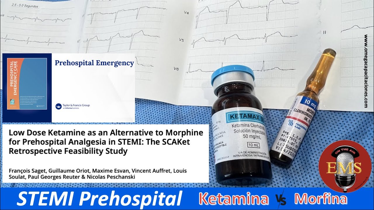 KETAMINA Vs MORFINA STEMI Prehospital 