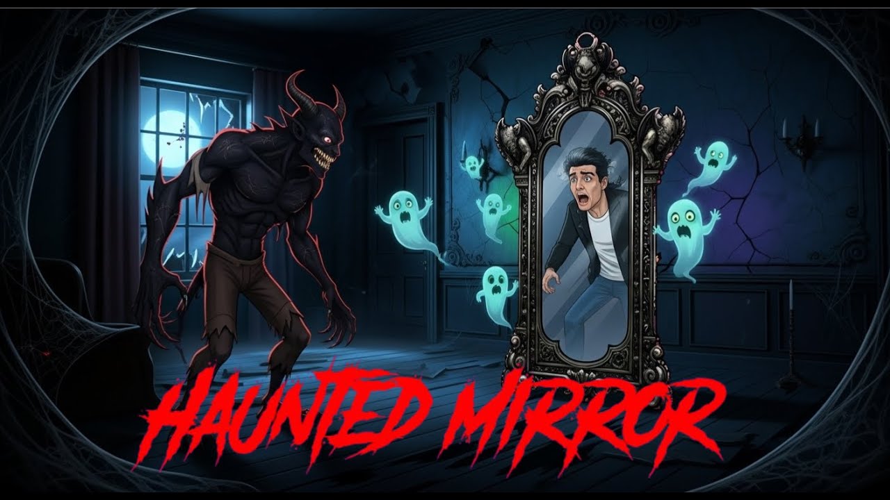 Haunted Mirror Story | siyah aina: rooh ka chor | real horror story