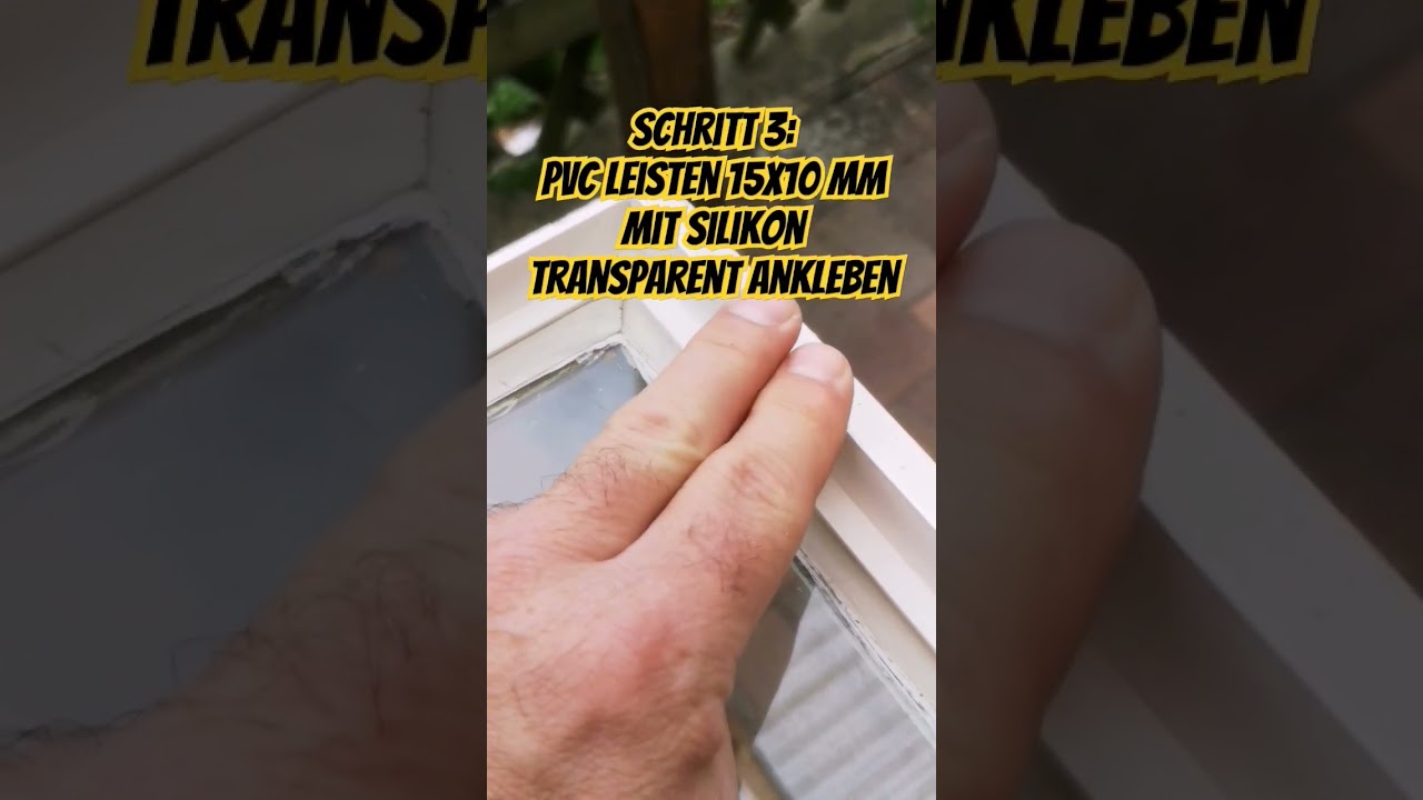 👍😀500&euro; Fensterkosten gespart! 😎 So machst Du eine 3 Fach Verglasung selbst #diy #fenster #reparatur
