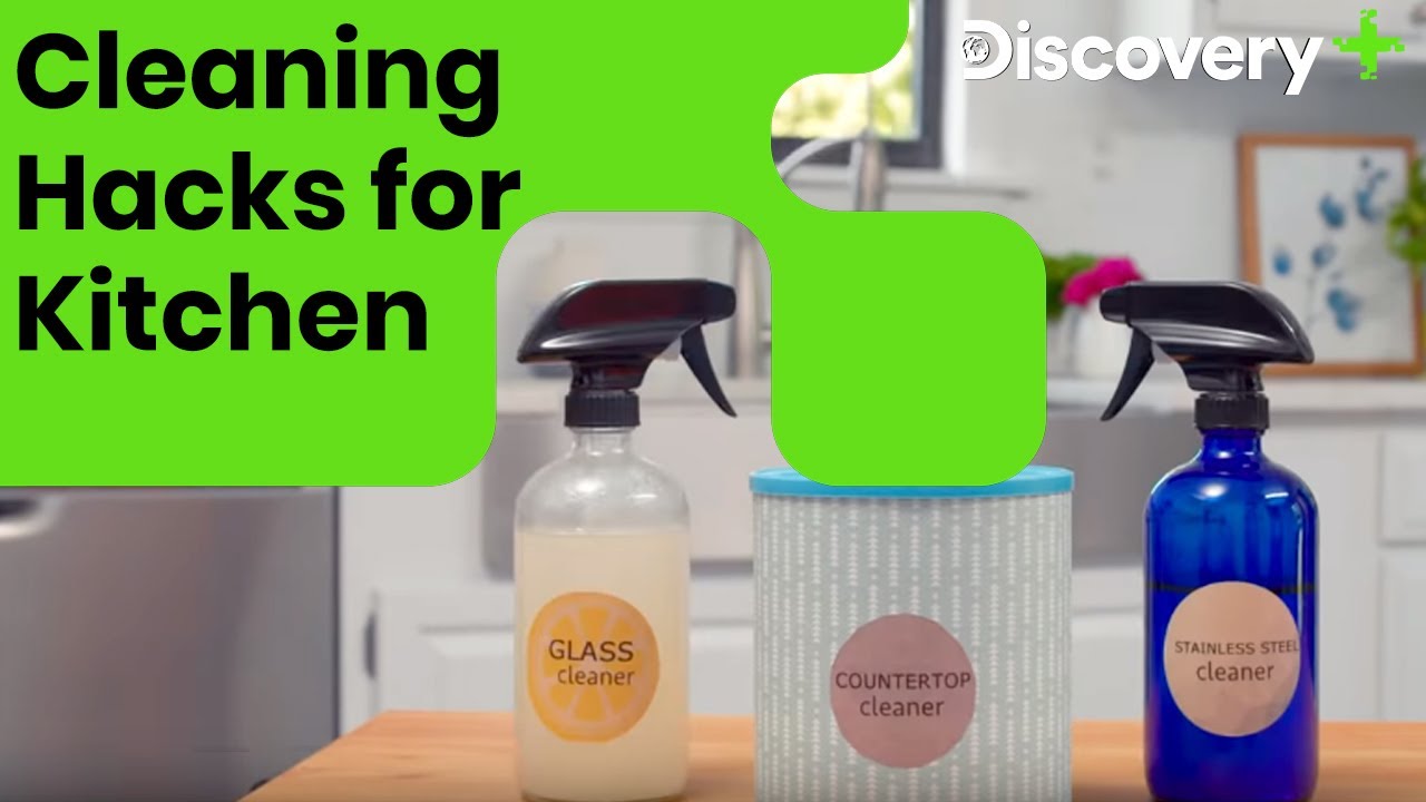Best Cleaning Hacks For Kitchen | DIY Kitchen Cleaners | Discovery Plus India