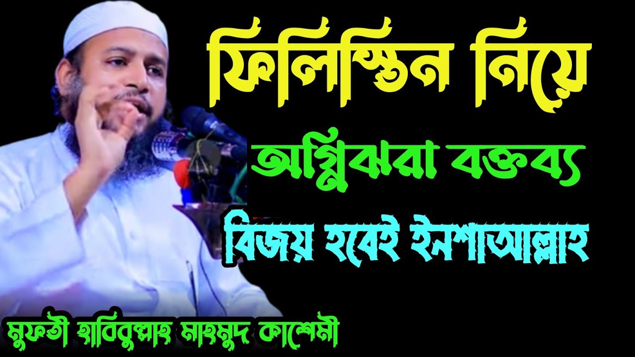 ফিলিস্তিন নিয়ে অগ্নিঝরা বক্তব্য || Mufti Habibullah mahmud kasemi