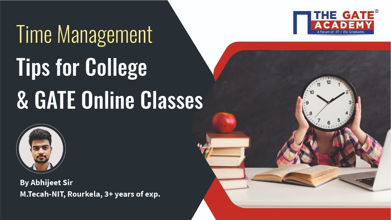 Time Management Tips for College and GATE online classes | How to make Classes Interesting