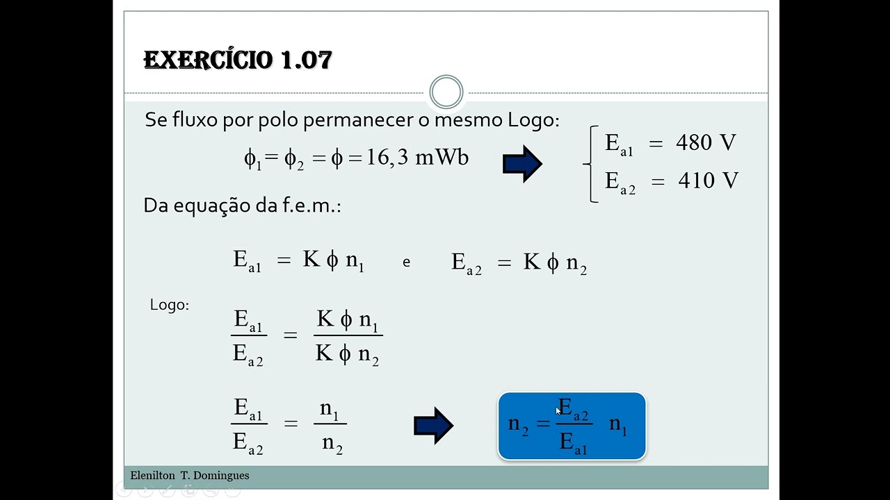Exercício 4.7 - pag 87 - NASAR, SYED A. Máquinas elétricas. Coleção Schaum