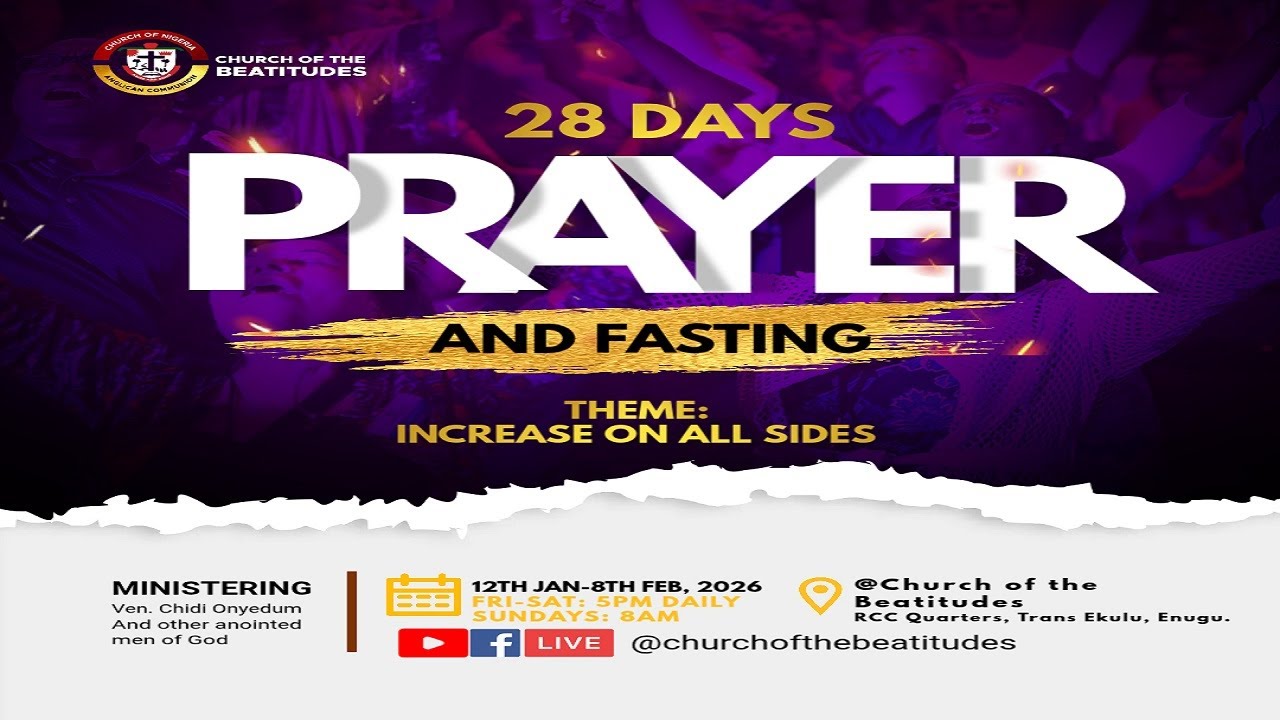 28 DAYS OF PRAYER AND FASTING || DAY 5 || FRIDAY 16TH JANUARY 2025 ||  VEN. CHIDIEBERE ONYEDUM
