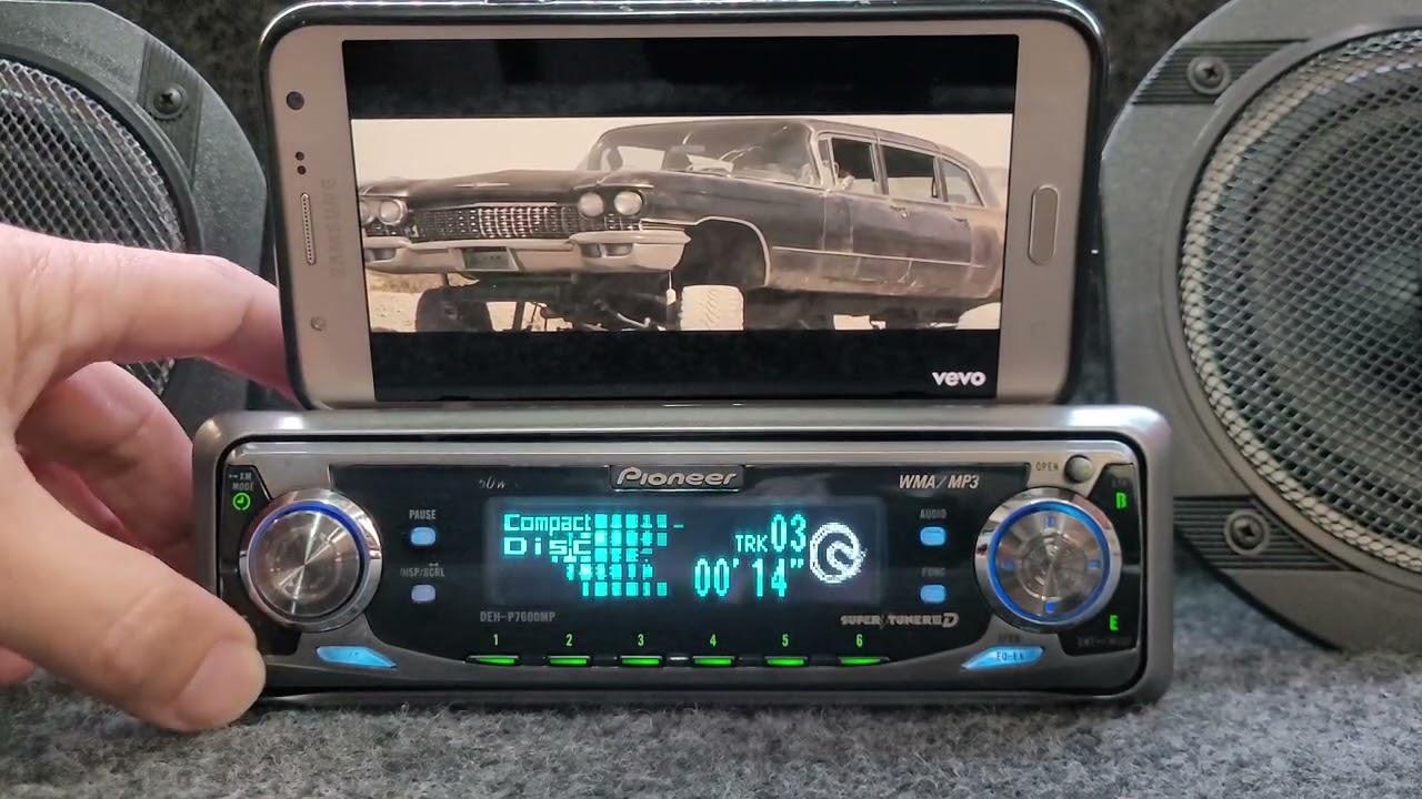 Pioneer Deh-p7600mp Golfinho Com Bluetooth Pelo Auxiliar ML 0922