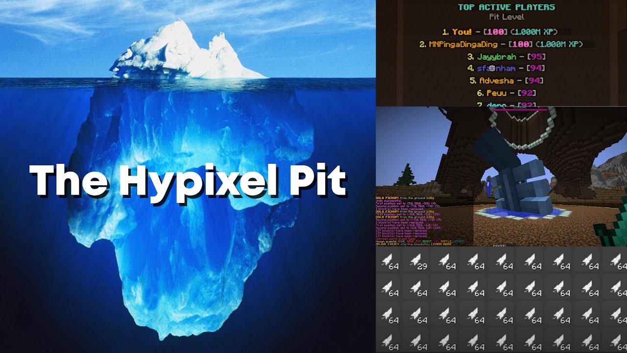 The Hypixel Pit Iceberg