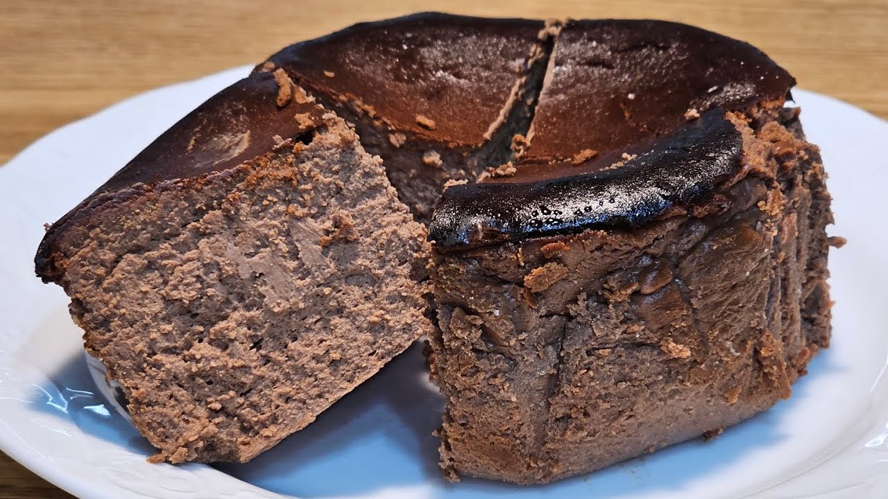 초코바스크치즈케이크 🍫🧀 종결레시피 🔥