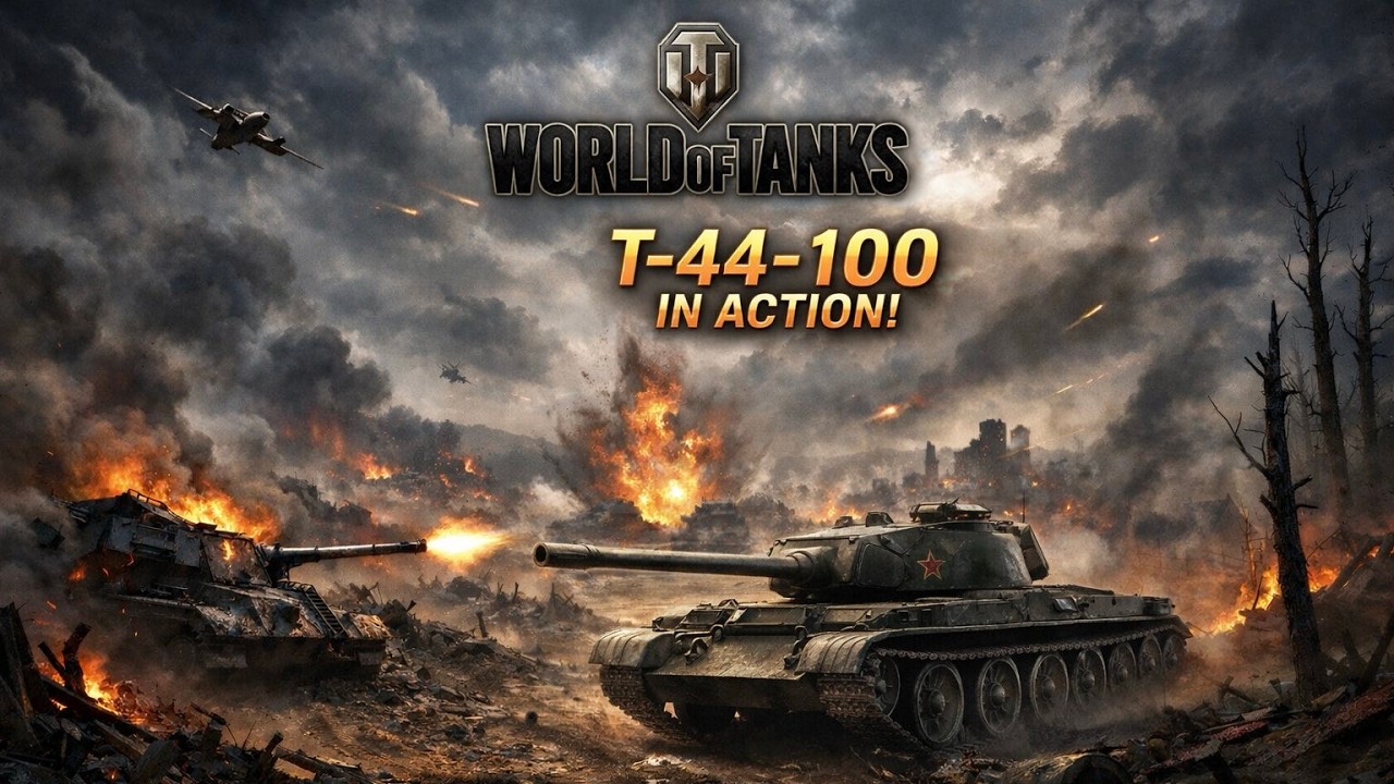T-44-100 in action!