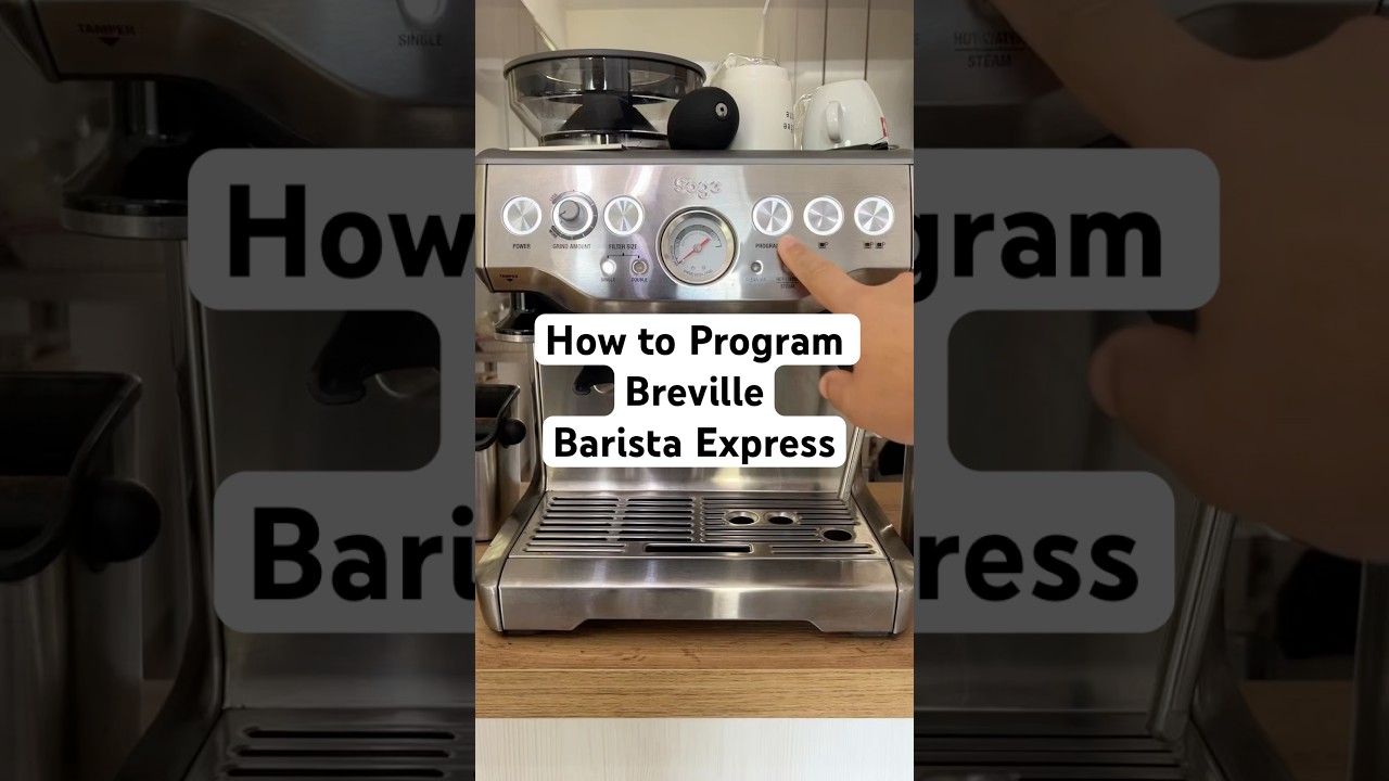 Как запрограммировать Breville Barista Express (руководство на 40 секунд)