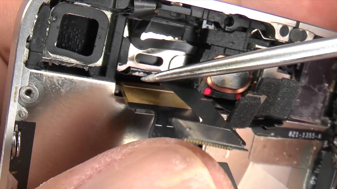 iPhone 4 Digitizer Display Screen + Home Key Switch Repair / Replacement