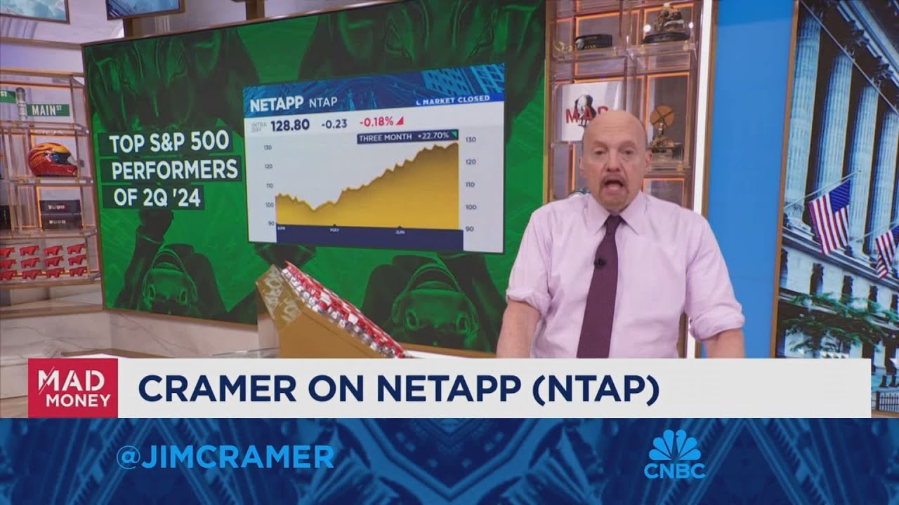 Jim Cramer takes a look at the top stocks of Q2