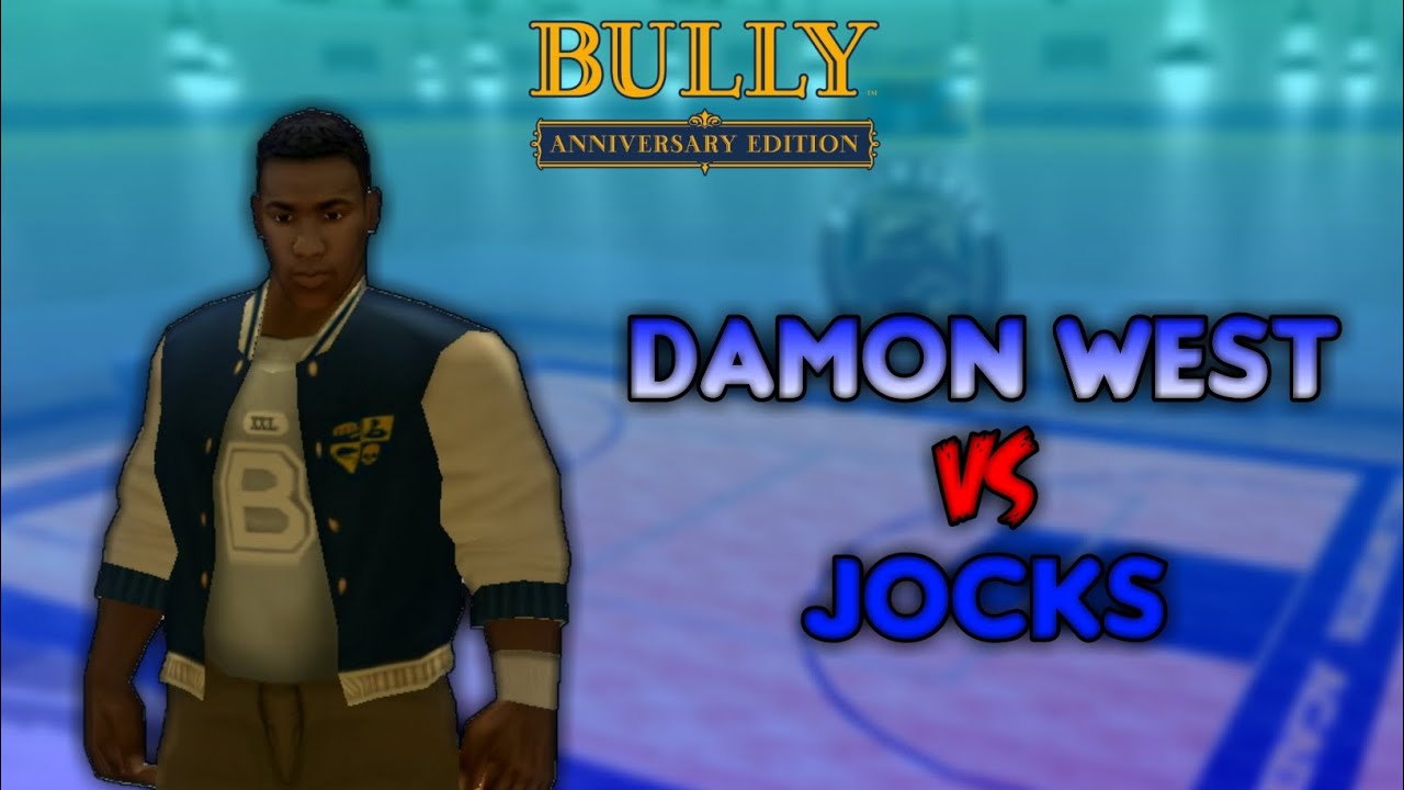 Bully AE: Damon West (Boss Health) VS Jocks (No Ted)