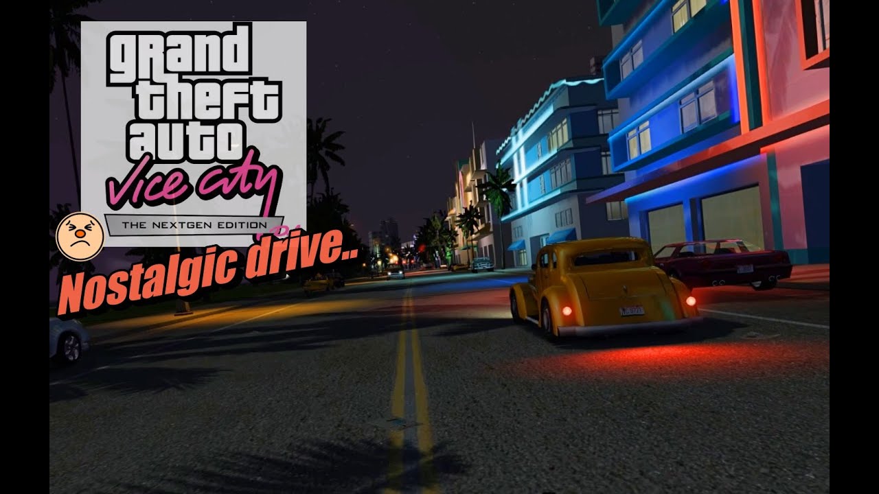 Nostalgiczny przejazd po Vice City...Ehh miło tu wrócić:)😢