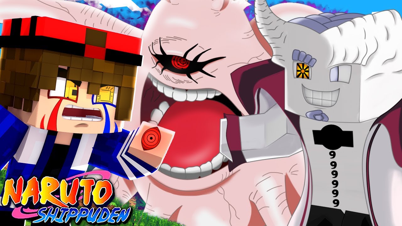 Minecraft : Naruto D - TREVOR INVOCA JIGEN ( ISHIKI OTSUTSUKI ) ! A JUUBI FOI REVIVIDA ? EP 6