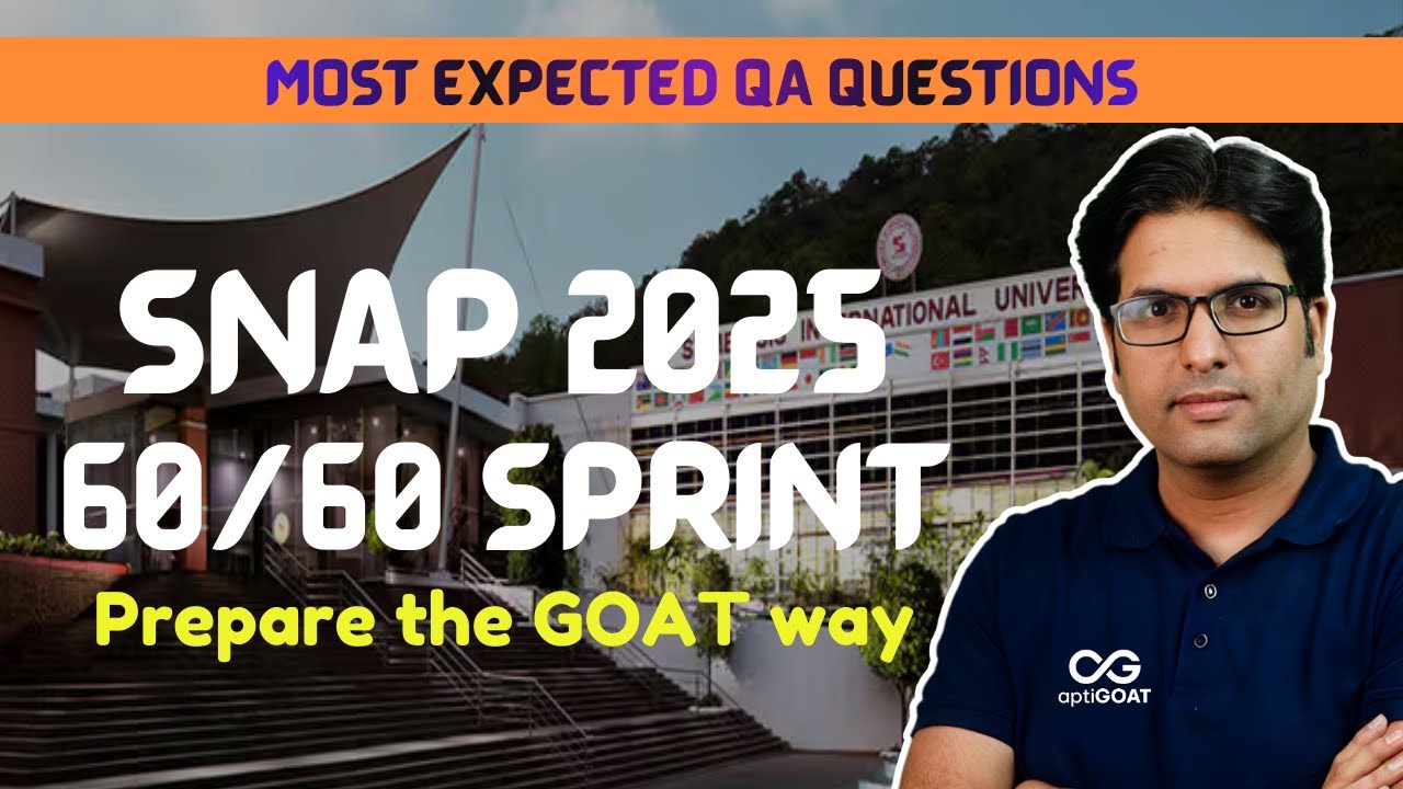 SNAP 2025 | 60/60 Sprint | Most Expected QA Questions | #snap2025