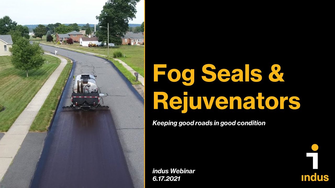 Preservation Education Webinar Series: Fog Seals & Rejuvenators