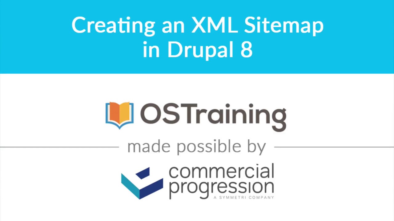 Lesson #7: Creating an XML Sitemap in Drupal 8