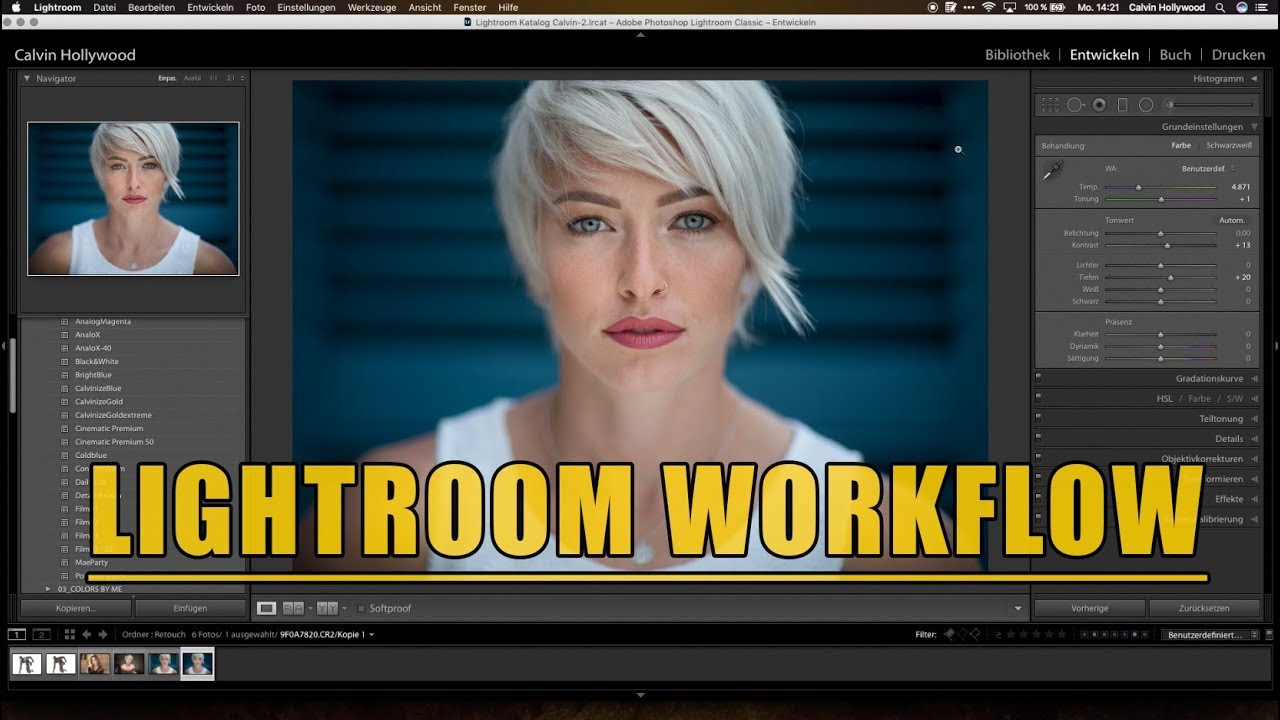 Lightroom Workflow - Natürliches Portrait