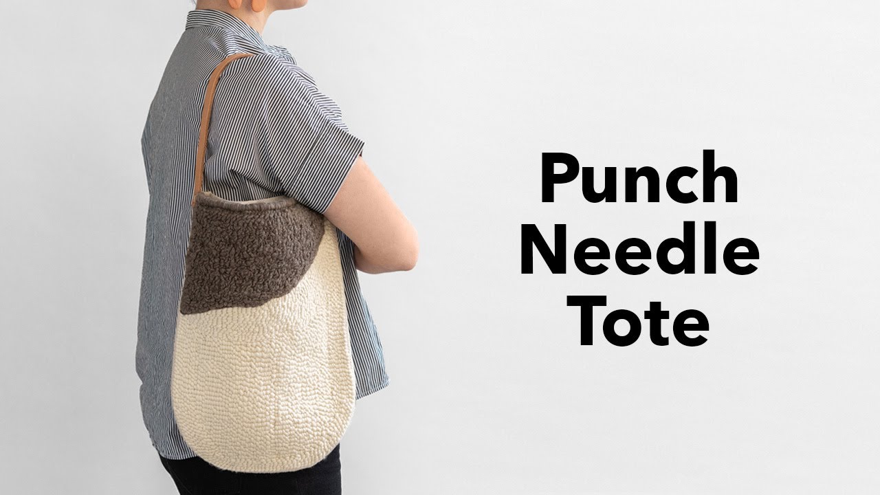Punch Needle Tote Bag | Weekend Project Showcase