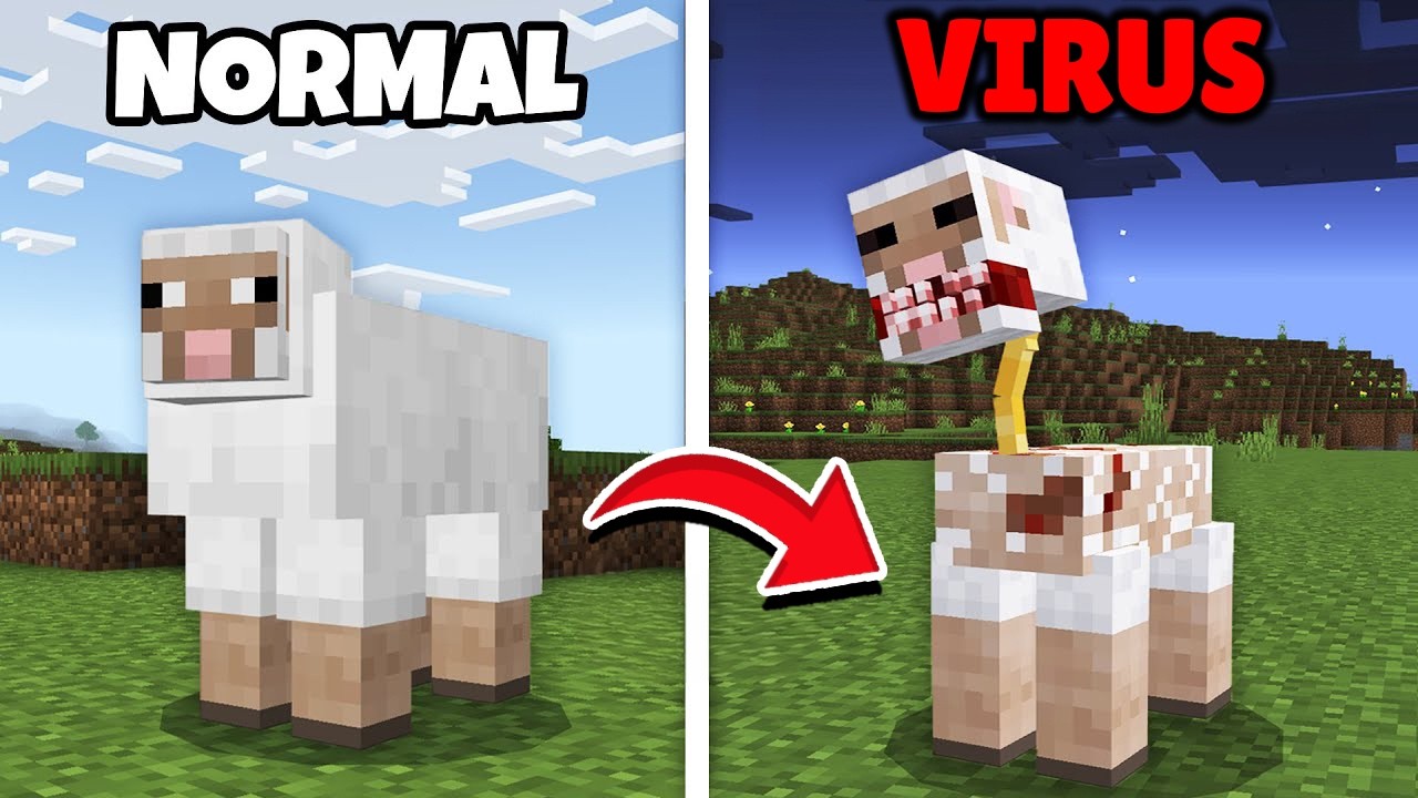 Minecraft, aber mit VIRUS MONSTERN!