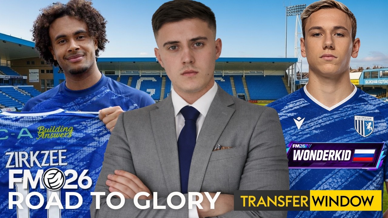 TWO HUGE NEW SIGNINGS TO SAVE OUR SEASON? FM26 GILLINGHAM RTG #25