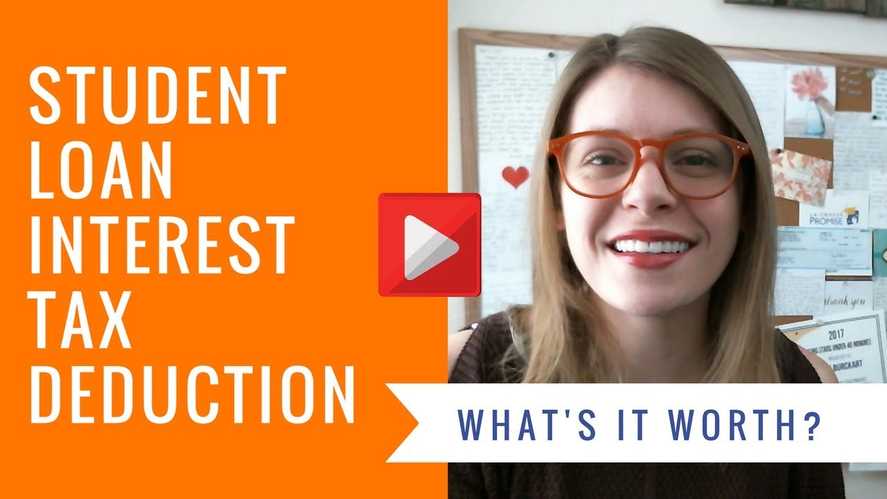 How does the student loan debt interest tax deduction work?