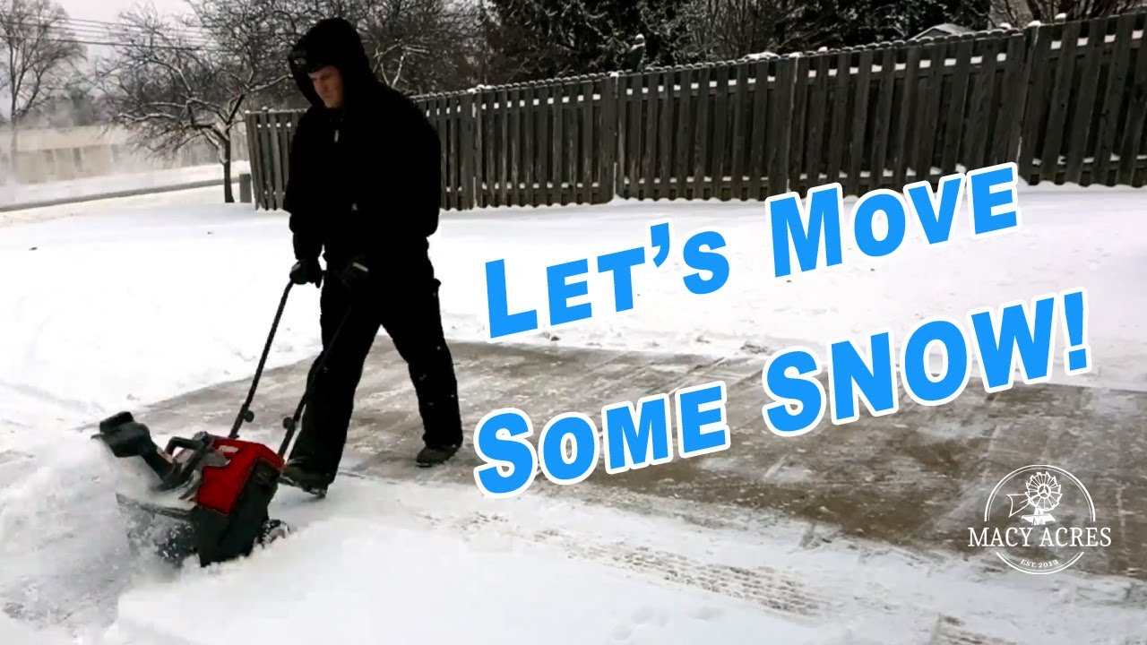 Toro Snow Day! Running the CCR Powerlite + Wheel Horse 523Dxi Diesel Beast in Action!