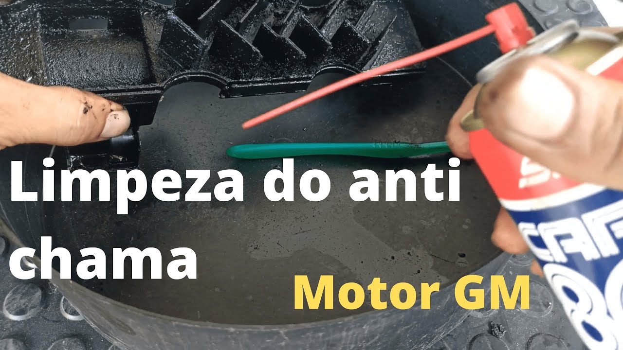 Limpeza do anti chama motor GM Corsa Celta Astra e outros