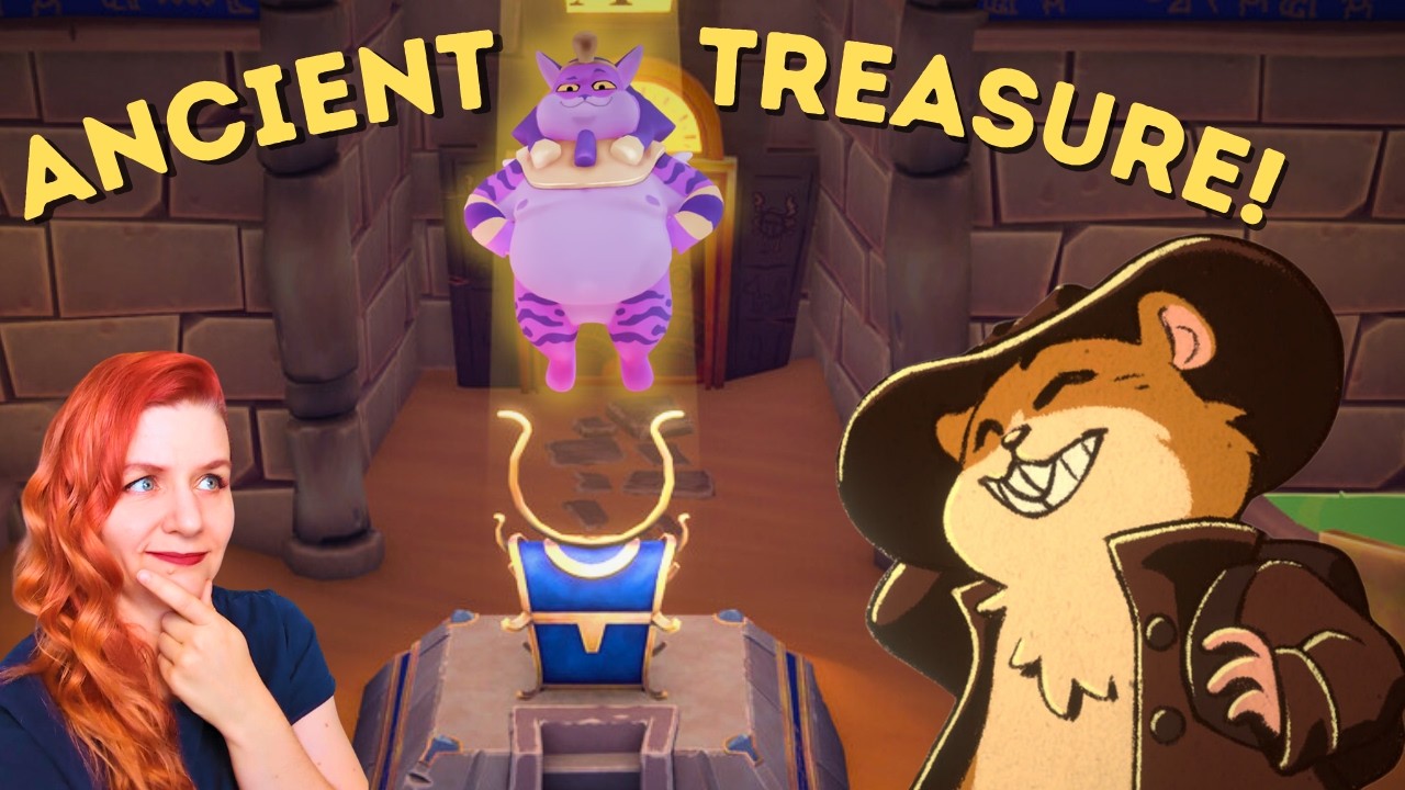 Pyramid full of puzzles and treasure! - HAMSTERMIND