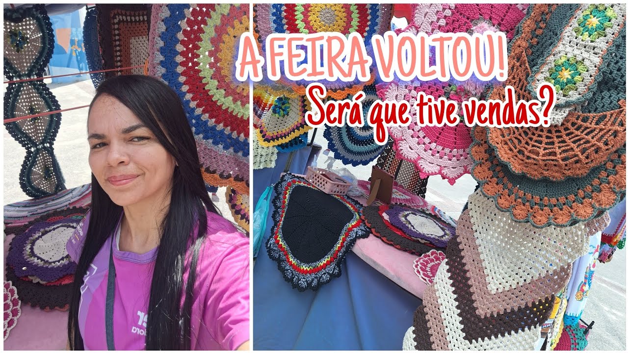 🤑DIA DE FEIRA+ TIVE VENDAS #ateliedaingridd #empreendernoartesanato #vlog #feira 