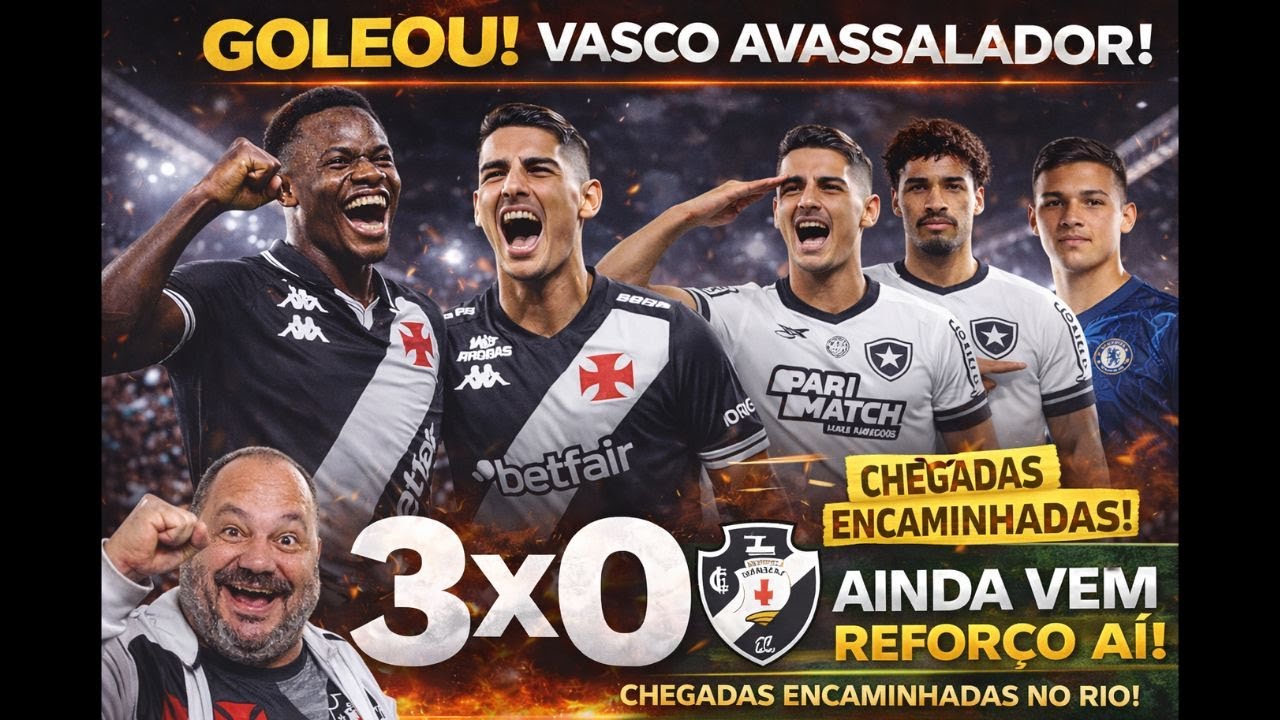 GOLEOU! VASCO ATROPELA O BOA VISTA EM BACAXÁ E TRÊS REFORÇOS JÁ ESTÃO ENCAMINHADOS!