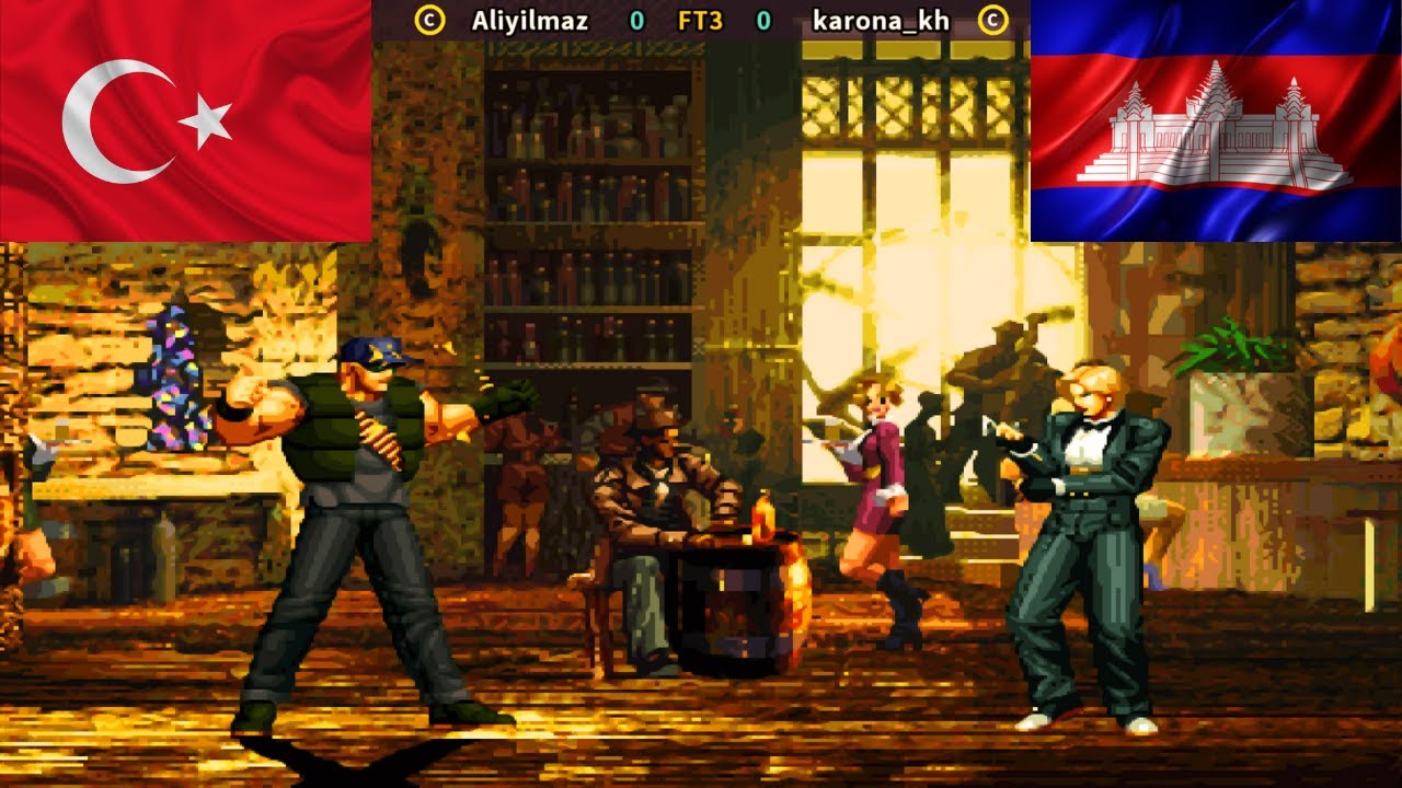 더 킹 오브 파이터즈 95 - Aliyilmaz VS  karona_kh