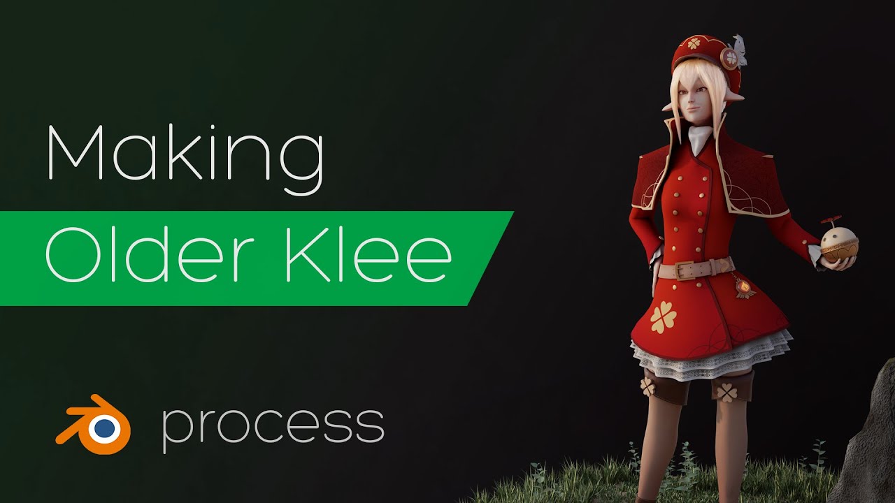Making older Klee in Blender