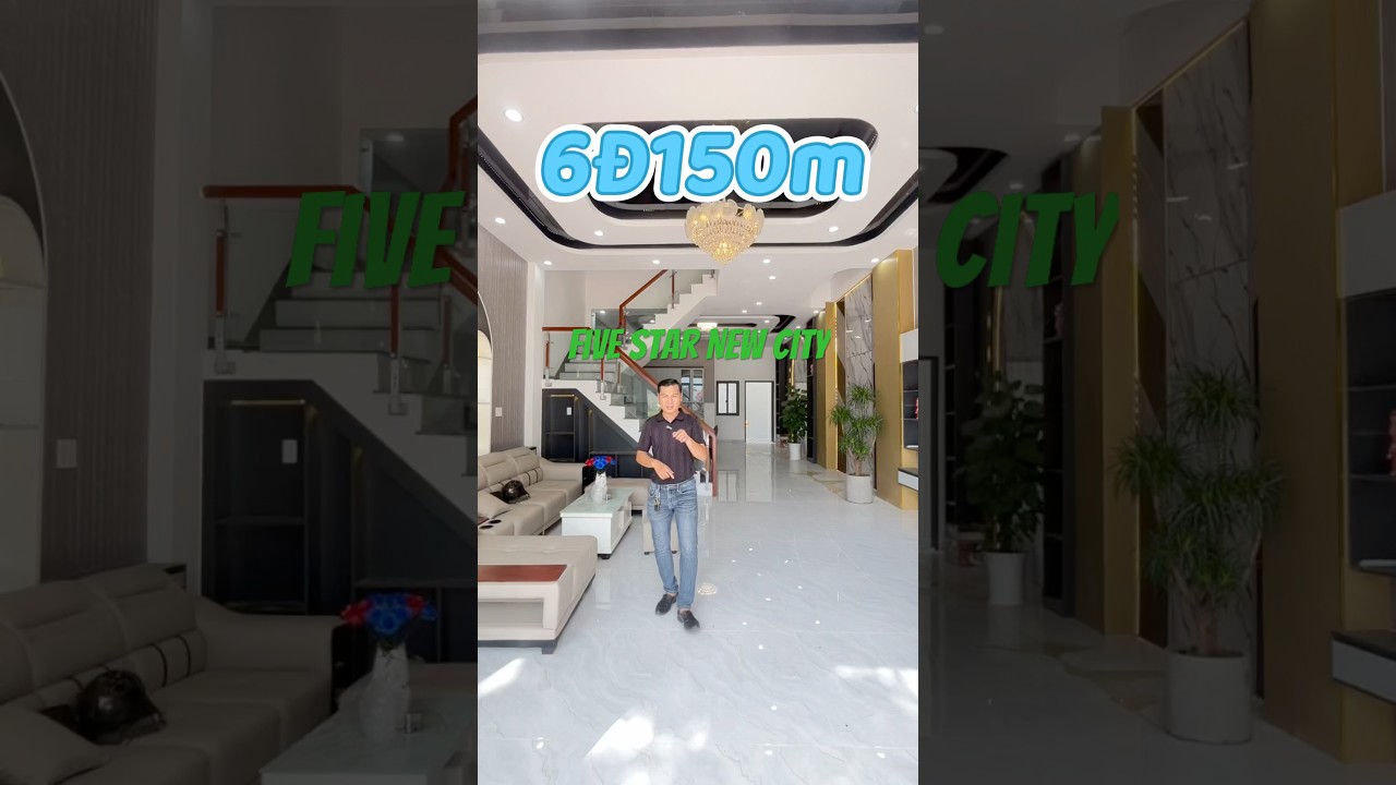 Nhà nằm khu Five star new city kiểu mái thái gần chợ Bình Chánh 