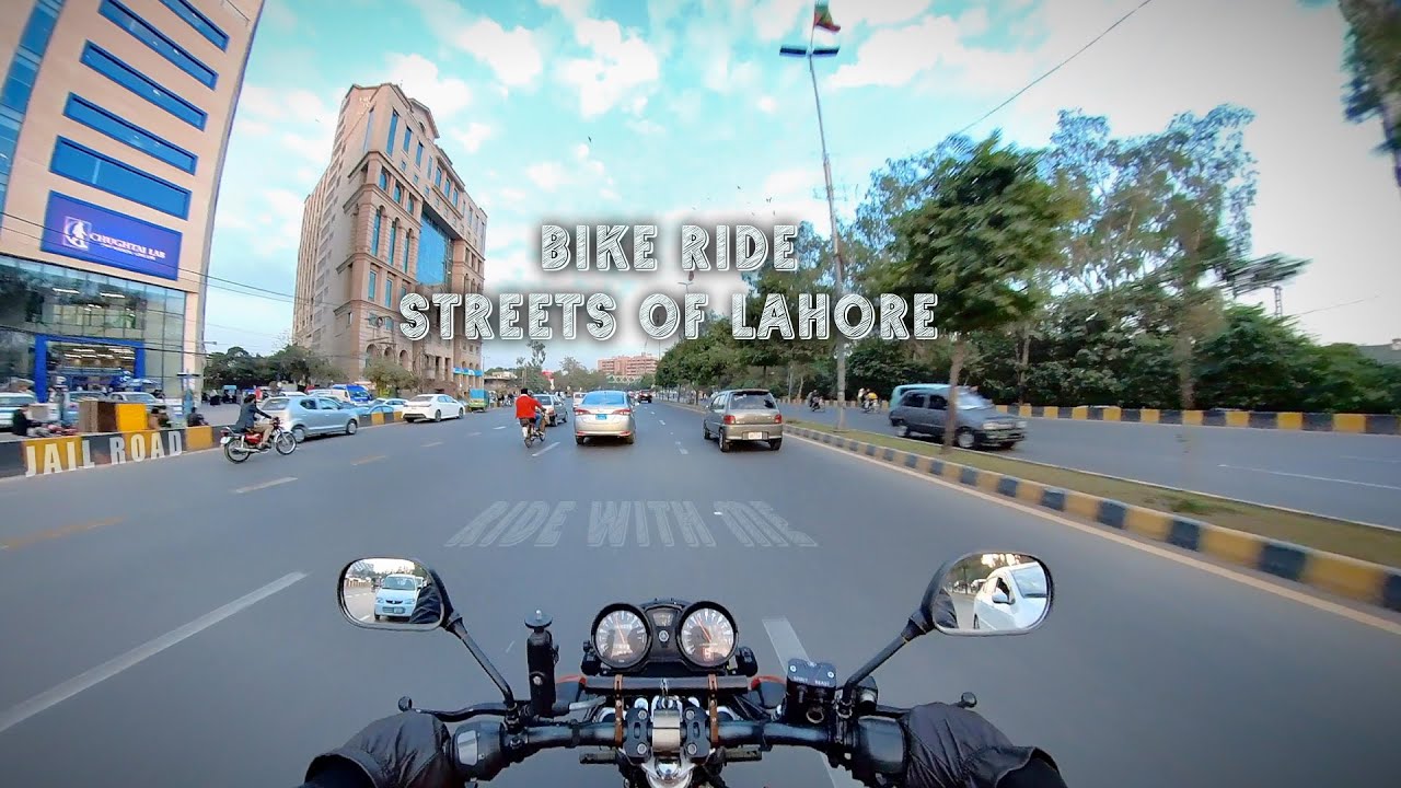 Streets Of Lahore Jail Road To Model Town Via Gulburg Main Boulevard - Insta360One X2 Reframed.