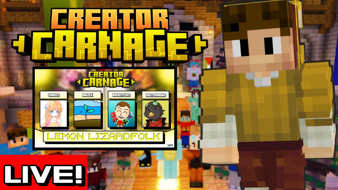 Creator Carnage 6 w/ ChiBees, DrazilX, & Blitz! LIVE