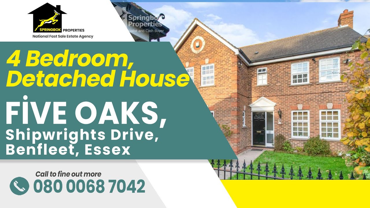 Property For Sale in Shipwrights Drive, Benfleet, Essex | Five Oaks | Springbok Properties