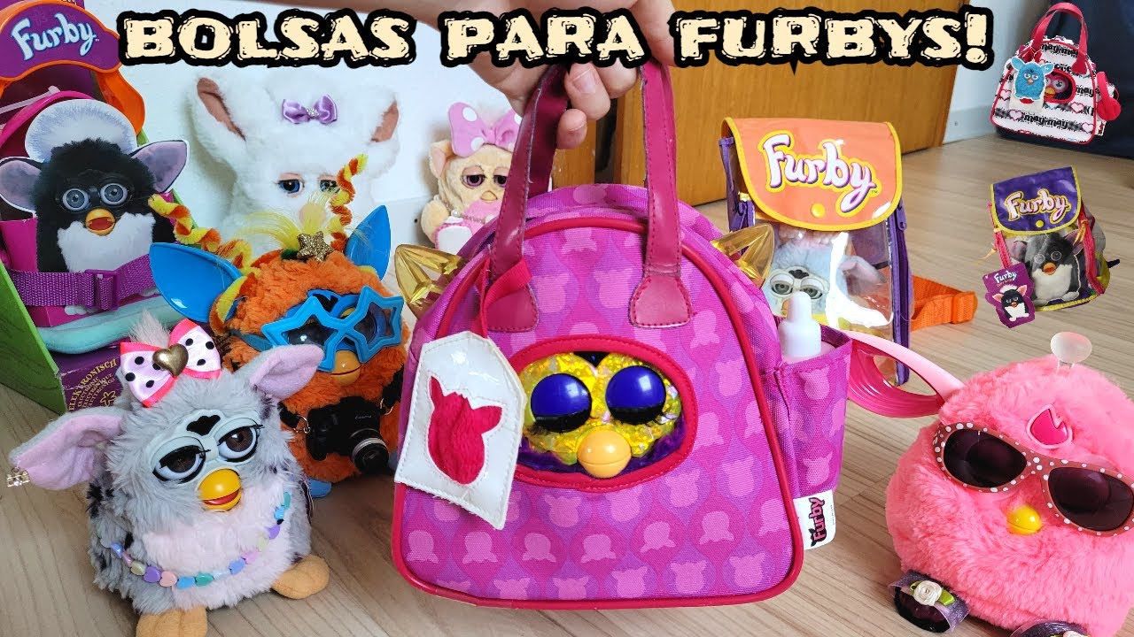 Testando Bolsas para Furbys 👜 Furby 1998, 2005, 2012, Boom & Connect