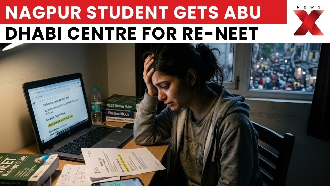 NEET Retest Glitch: Nagpur Student Allotted Abu Dhabi Exam Centre | NewsX