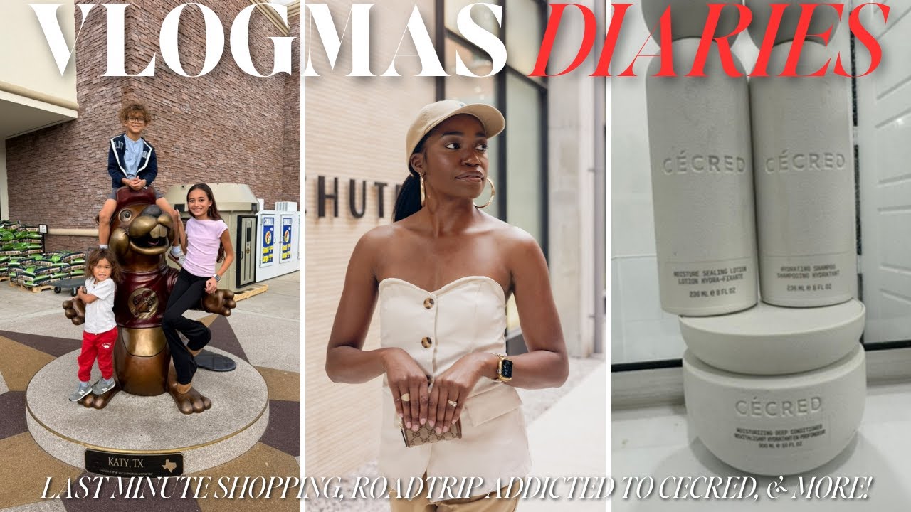Vlogmas Diaries ♡ Last Minute Christmas Shopping, Quick Roadtrip, Addicted To Cecred Products & More