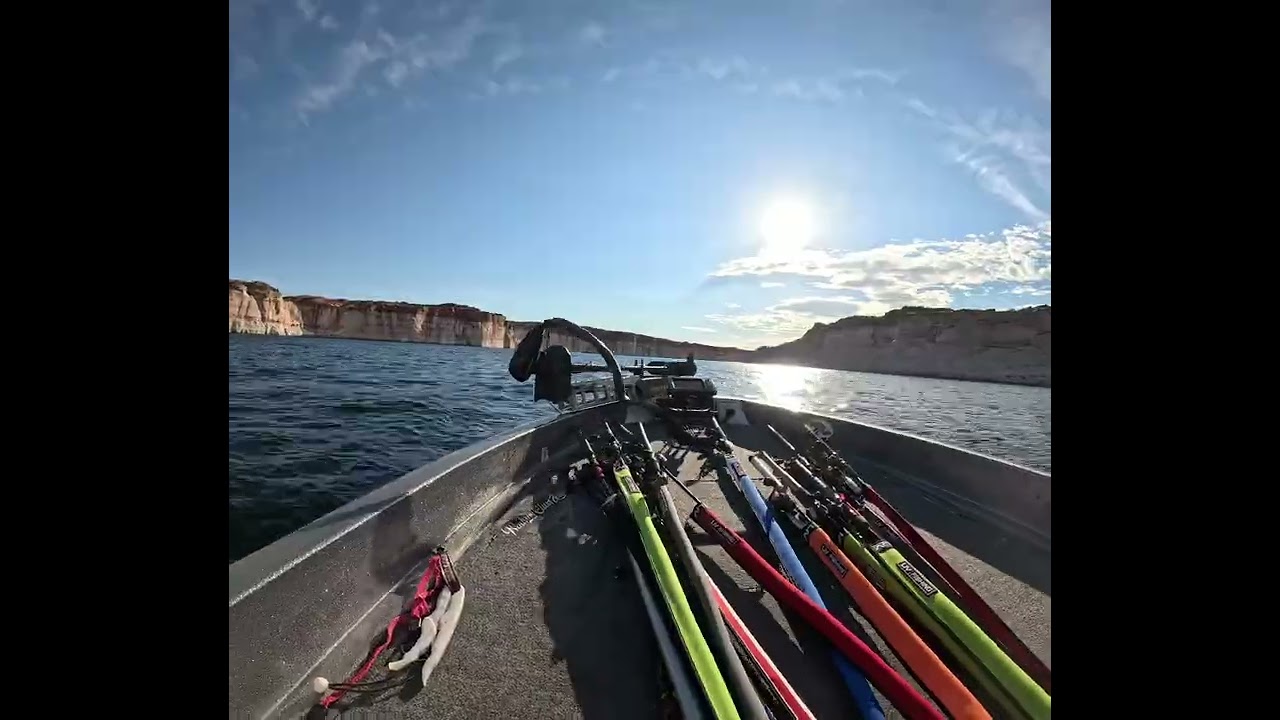 Nothing better than cruisen Lake Powell, fish hunting(sorry for wind noise)