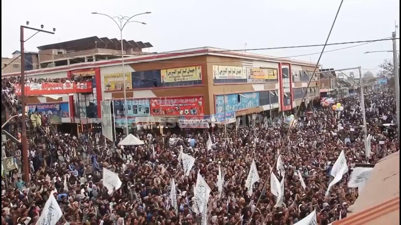 Thousands rally in Khost against Pakistan’s military operations on Afghanistan