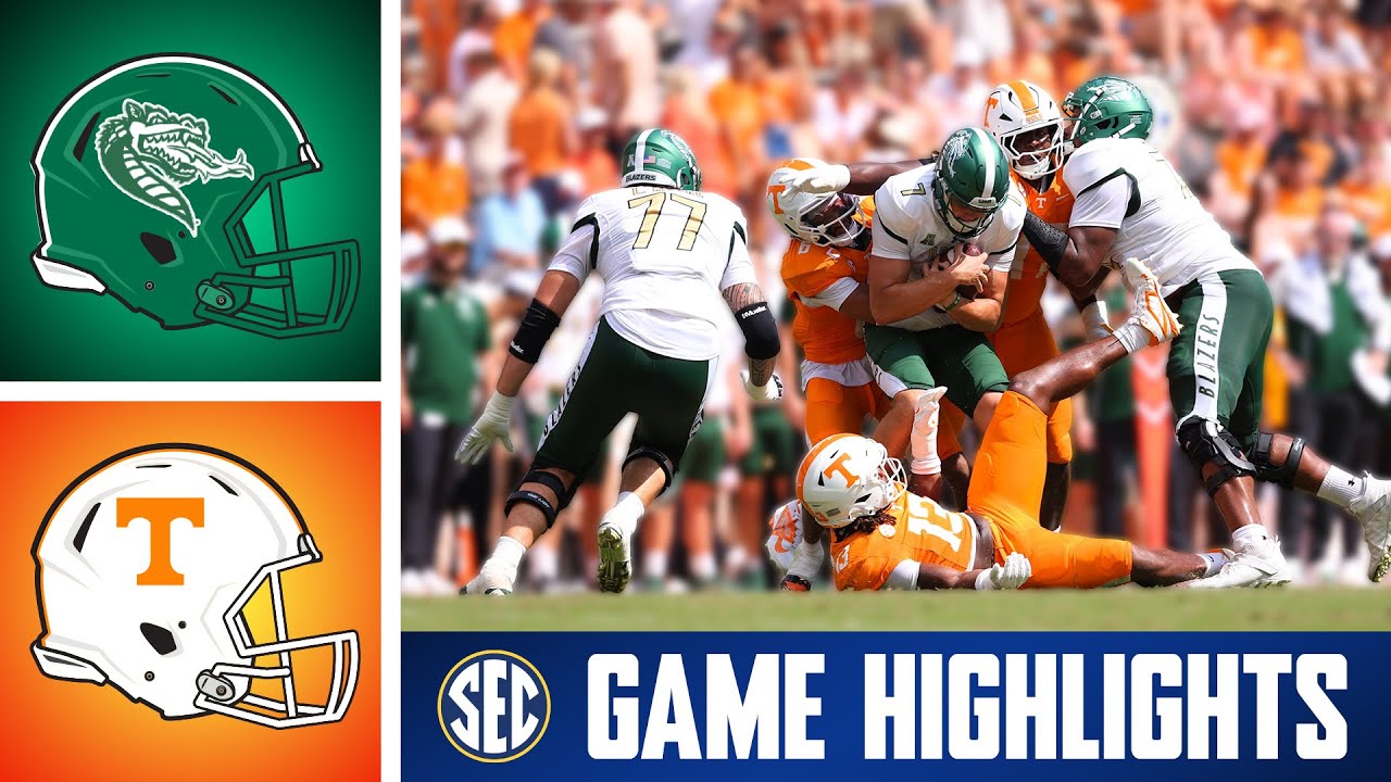 UAB Blazers at Tennessee Volunteers | Game Highlights | 2025 SEC Football