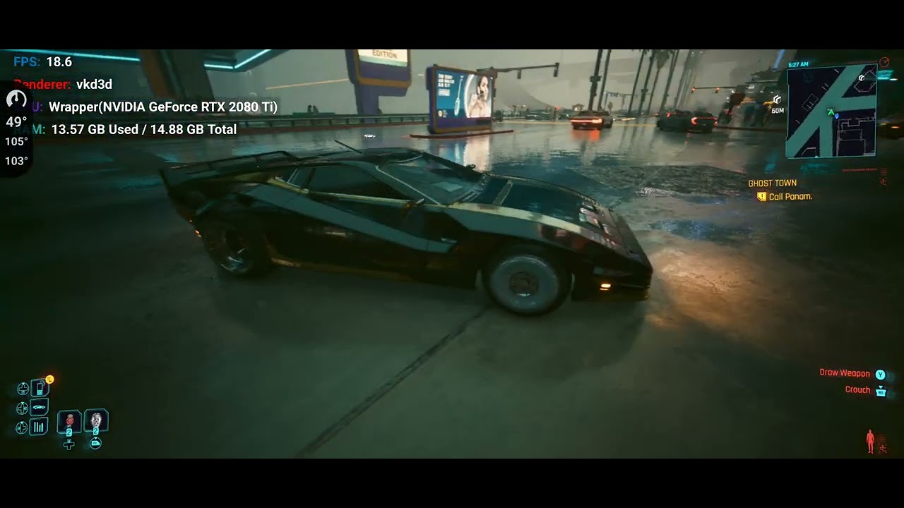 Cyberpunk Redmagic 11 pro TEST 2