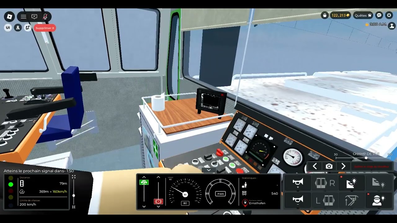 train sim speed run de la bb22000